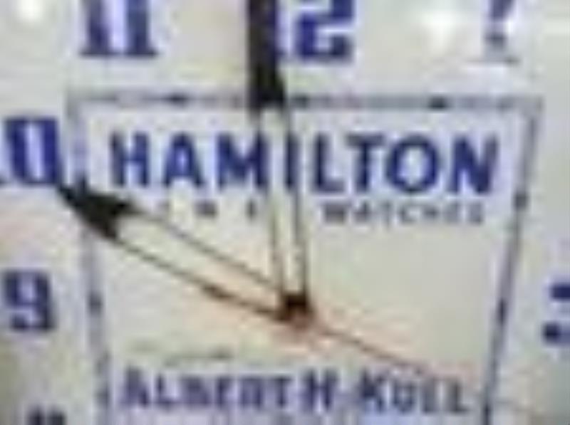 Hamilton Fine Watches lighted Lackner clock