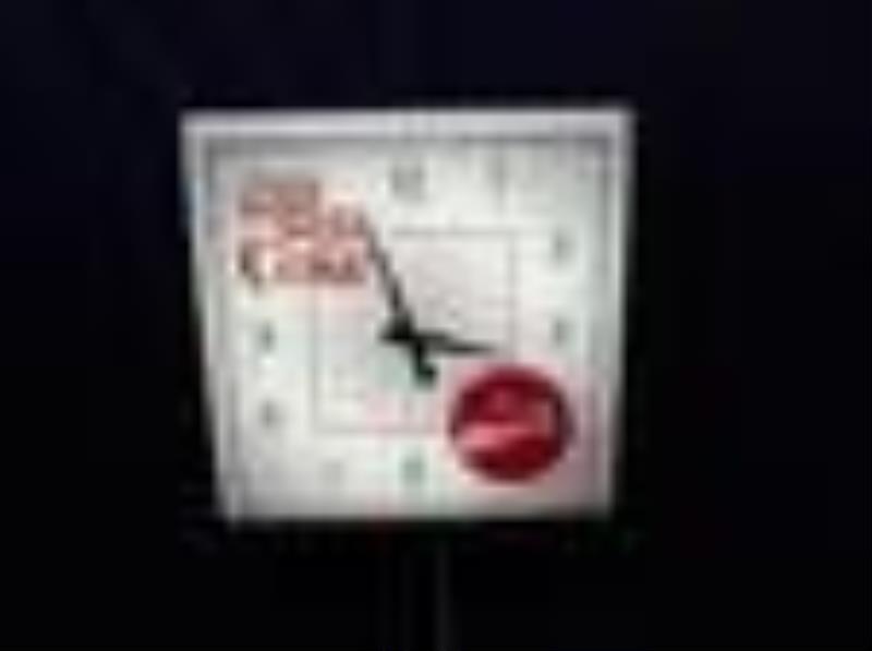 Coca-Cola lighted Hanover clock
