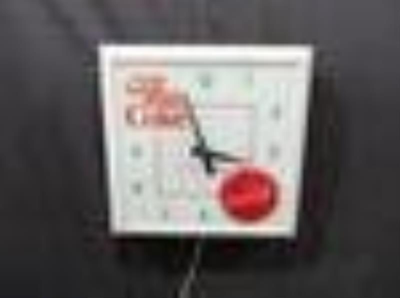 Coca-Cola lighted Hanover clock