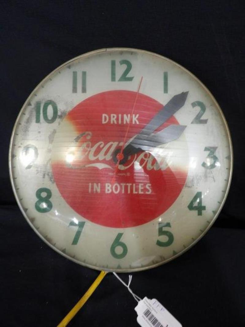 Coca-Cola in bottles Swihart clock