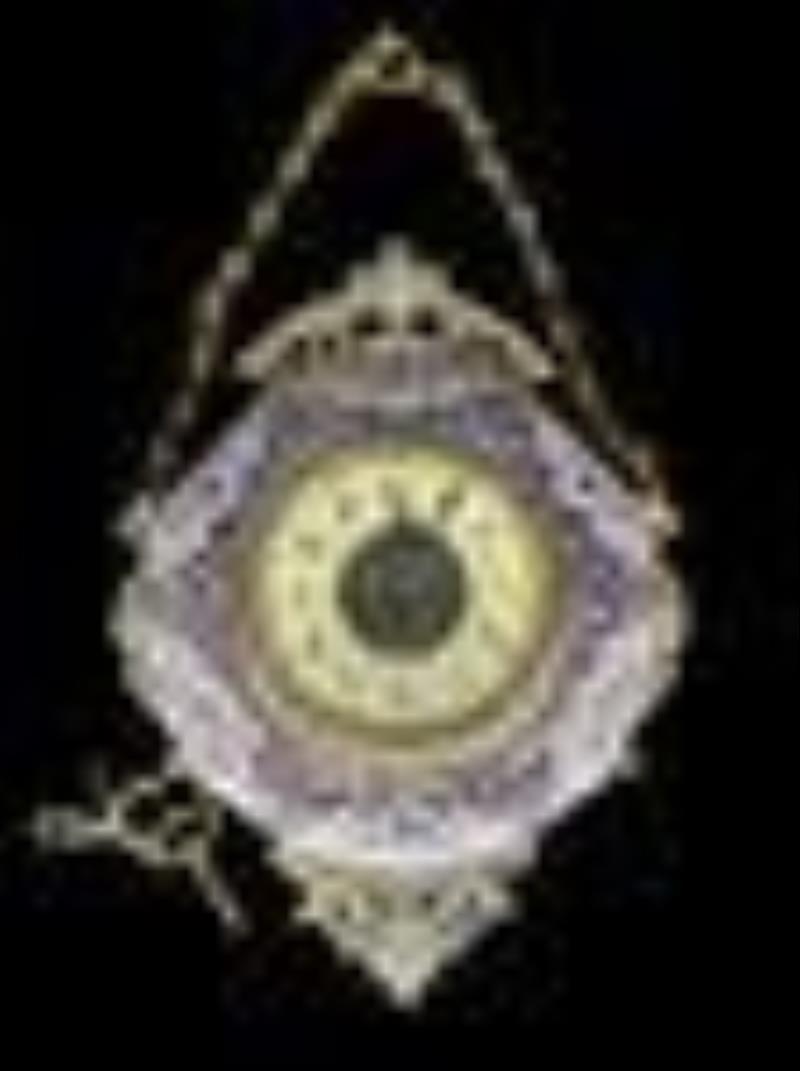 Antique Eugene Farcot FotBte French Porcelain Wall Clock