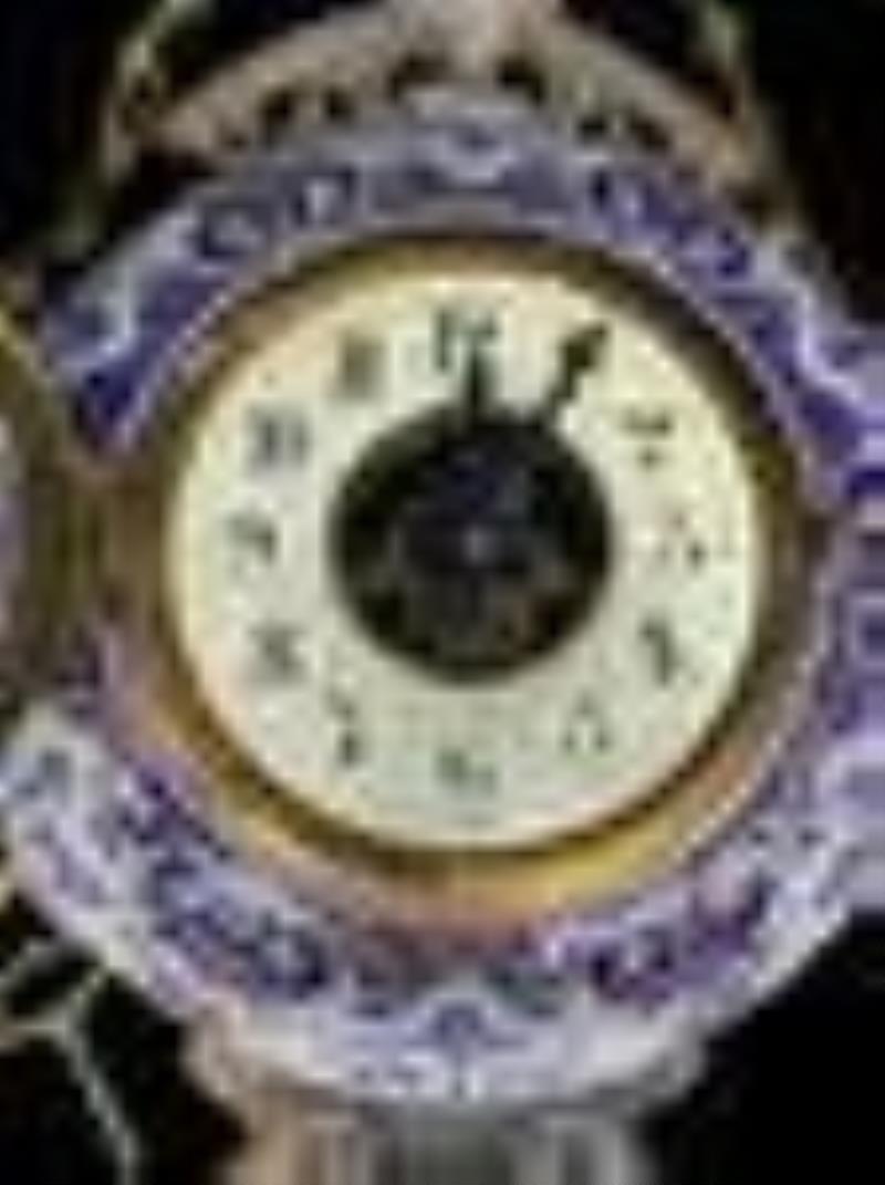 Antique Eugene Farcot FotBte French Porcelain Wall Clock