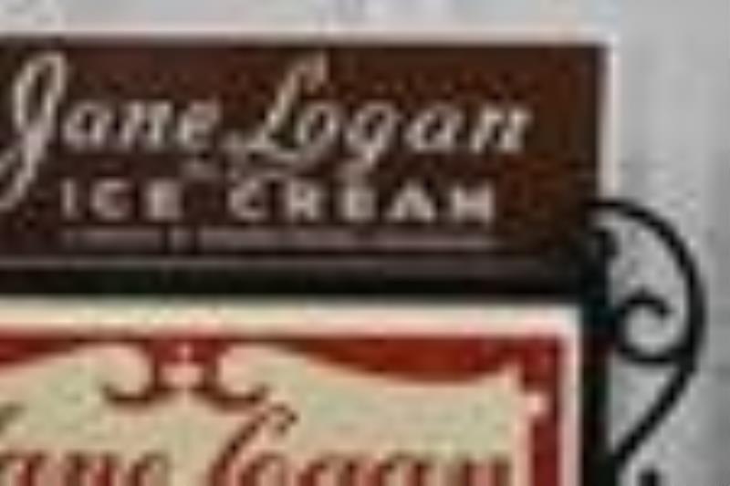 Restored Jane Logan Ice Cream Lighted Adv Clock