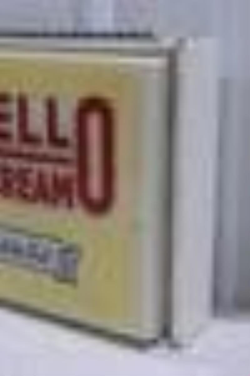 Vintage Excello Ice Cream Lighted Adv Clock