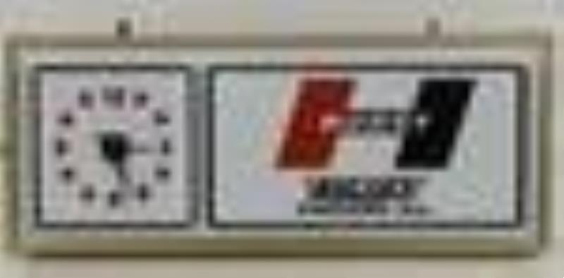 Hurst Speed Equipment Dealer Lighted Fantasy Clock