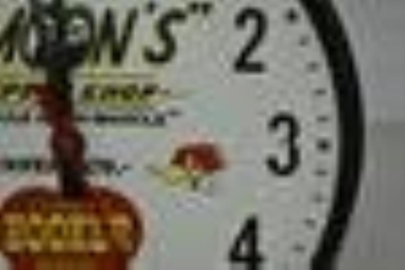 Moon's Speed Shop Denver Co. Fantasy Adv Clock