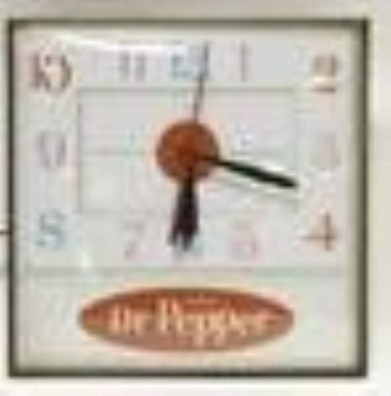 Vintage Dr. Pepper Lighted Advertising Clock