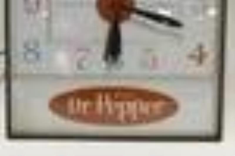 Vintage Dr. Pepper Lighted Advertising Clock
