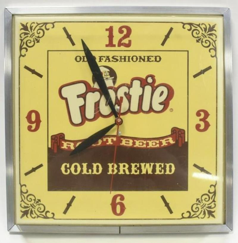 Vintage Frostie Root Beer Advertising Clock