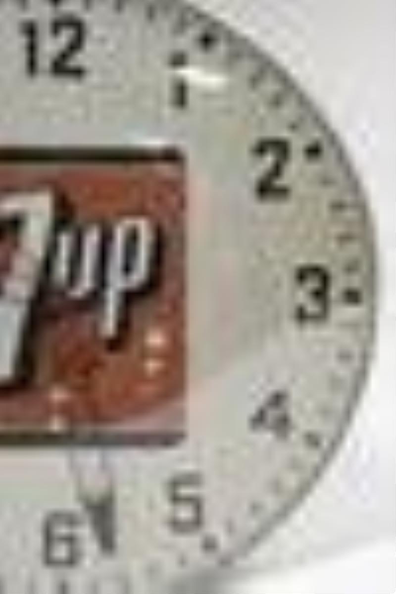 Vintage 7up Soda Advertising Clock