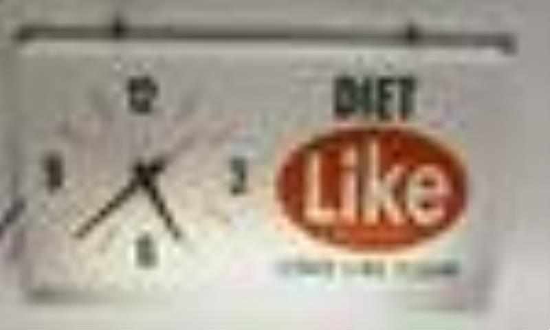 Vintage Diet Like Soda Lighted Advertising Clock