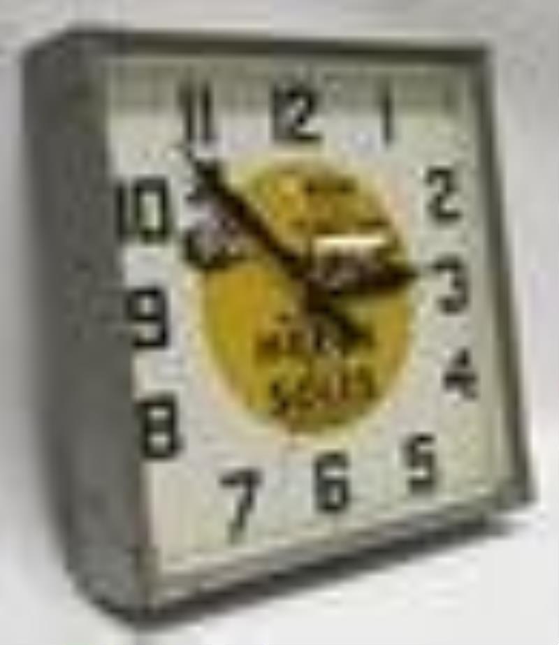 Vintage Magic Rubber Heels & Soles Adv Clock
