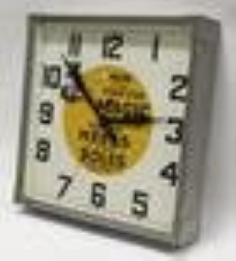 Vintage Magic Rubber Heels & Soles Adv Clock