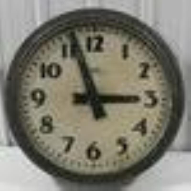 30in Vintage El Time Company Neon Clock