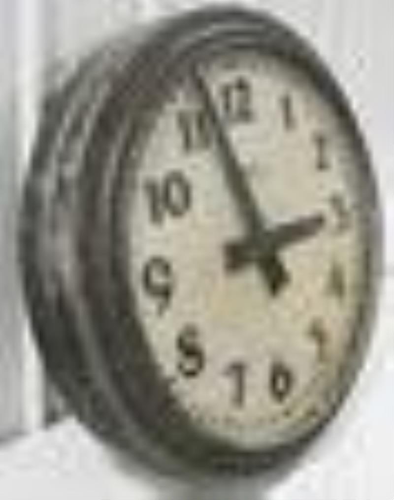 30in Vintage El Time Company Neon Clock