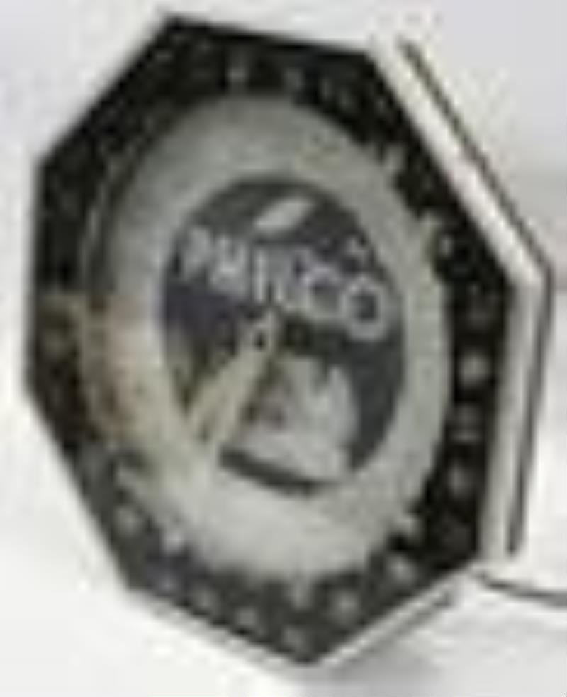 Vintage Philco Radios NPI Neon Adv Spinner Clock
