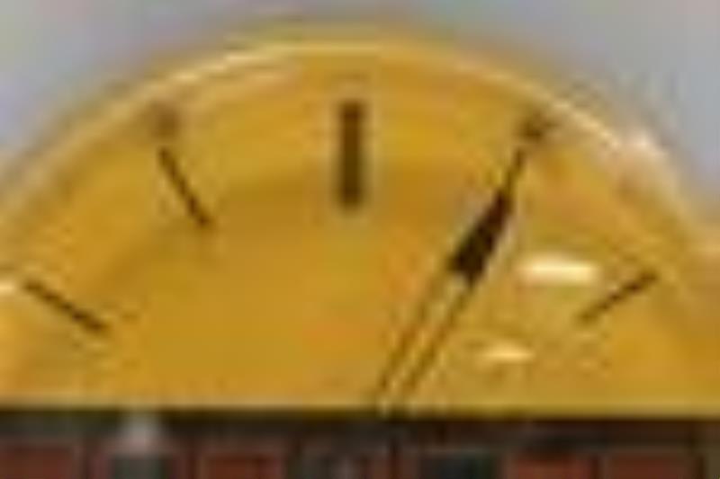 Vintage Porsche Dealership Advertising Neon Clock