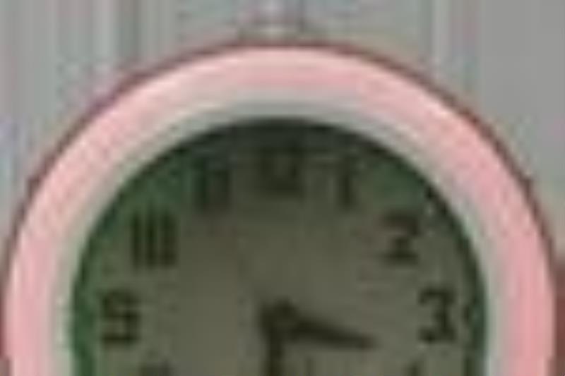 Vtg Electric Neon Clock Cleveland Co. Neon Clock