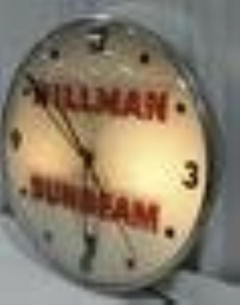 Hillman Sunbeam Dealership Lighted Adv PAM Clock