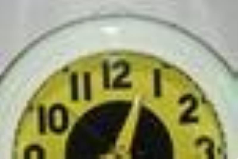Vintage Cleveland Neon Bullseye Center Adv Clock
