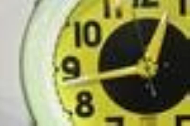 Vintage Cleveland Neon Bullseye Center Adv Clock
