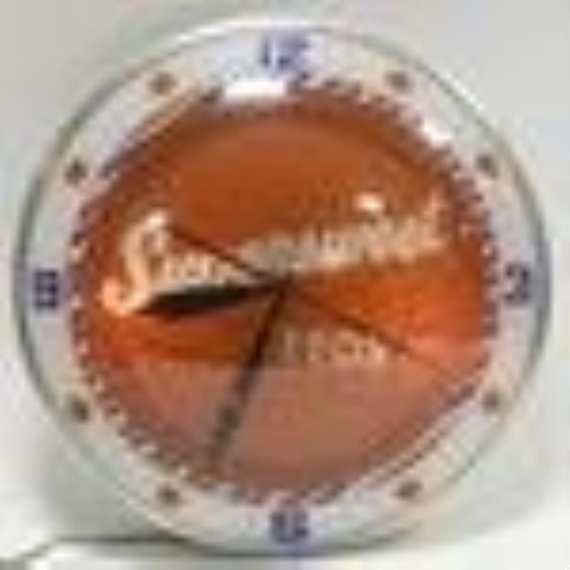 Vintage Supersweet Feeds Double Bubble Clock