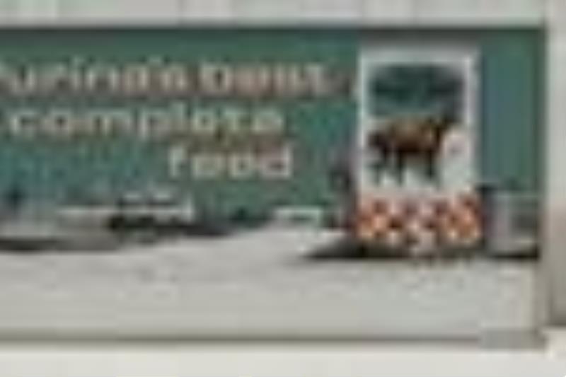 Vintage Purina Horse Chow Lighted Adv Clock By NPI