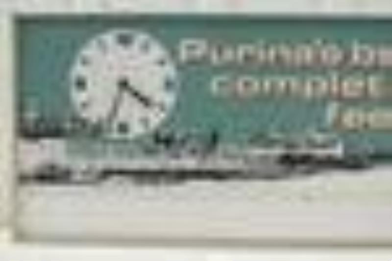 Vintage Purina Horse Chow Lighted Adv Clock By NPI