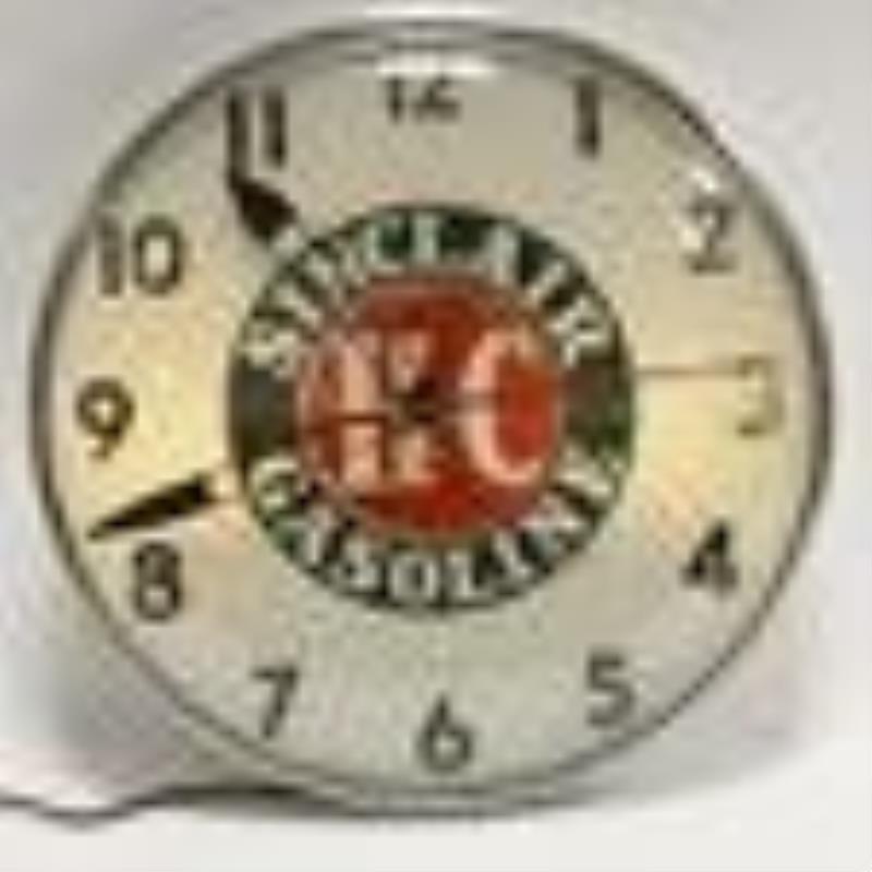 Vintage HC Sinclair Gasoline Adv PAM Clock