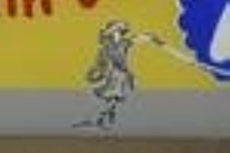 Vintage Rodeo Beer Lighted Glass Adv Clock