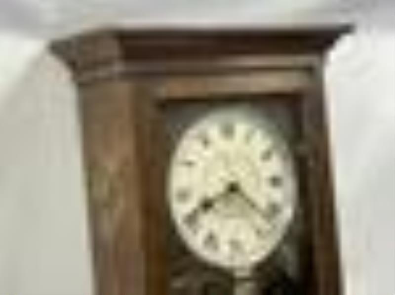 1930s Gledhill-Brook Time Recorders Oak Time Clock