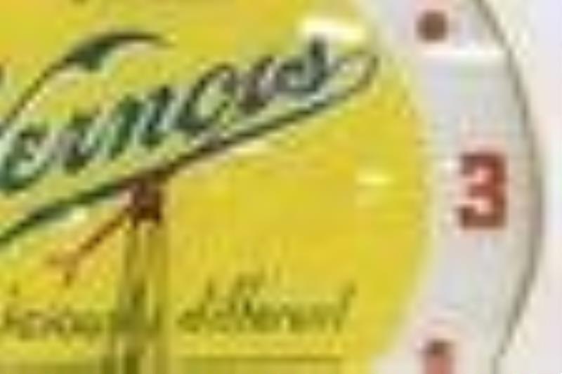 Vintage 20" Vernors Drink Lighted Adv Clock