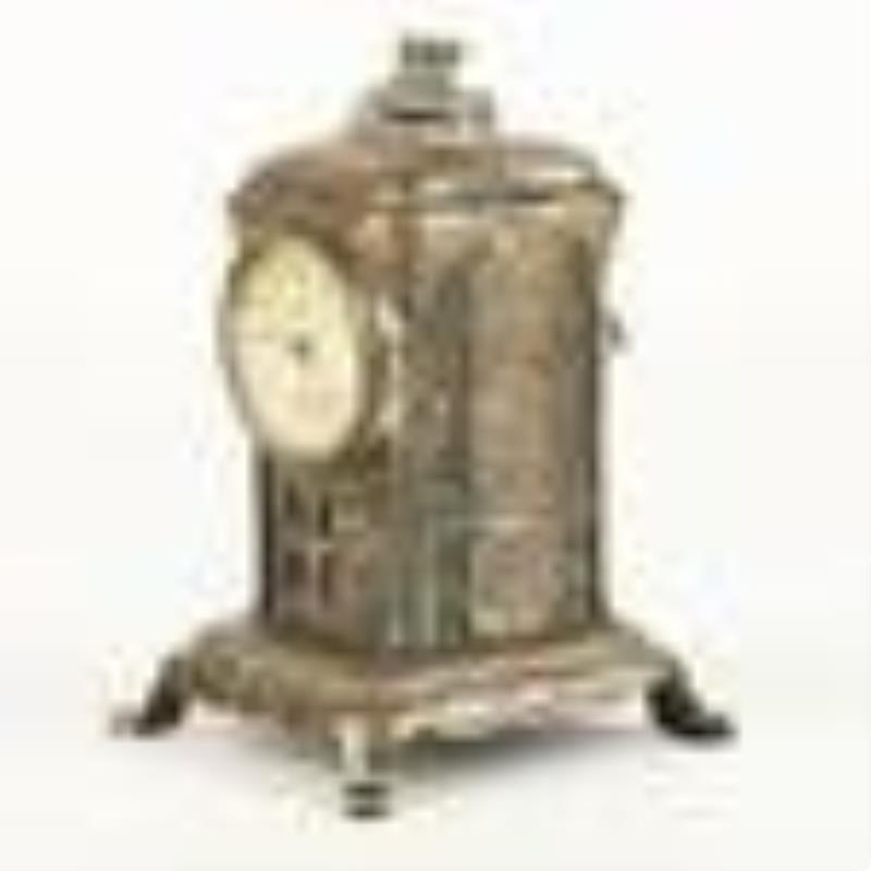 Schneider & Trenkamp Co. Reliable Parlour Stove Clock Bank