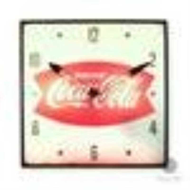 Coca-Cola "Fishtail" Lighted Clock