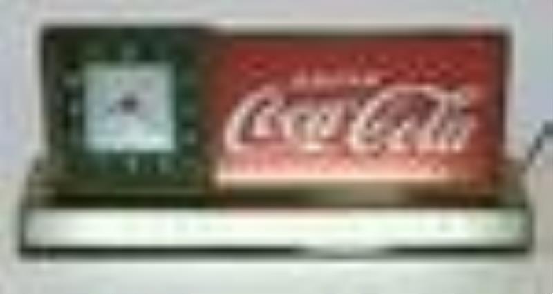 Coca-Cola Lighted Counter Clock