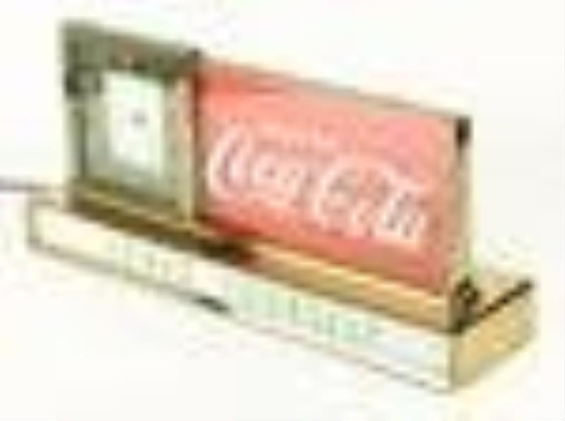 Coca-Cola Lighted Counter Clock