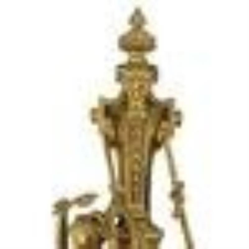 19th Cent. French Gilt Bronze Wall Clock