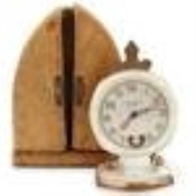 Miniature Brevet Travel Clock With Case