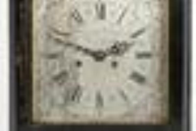 George III Markwich Markham Ebonized Clock