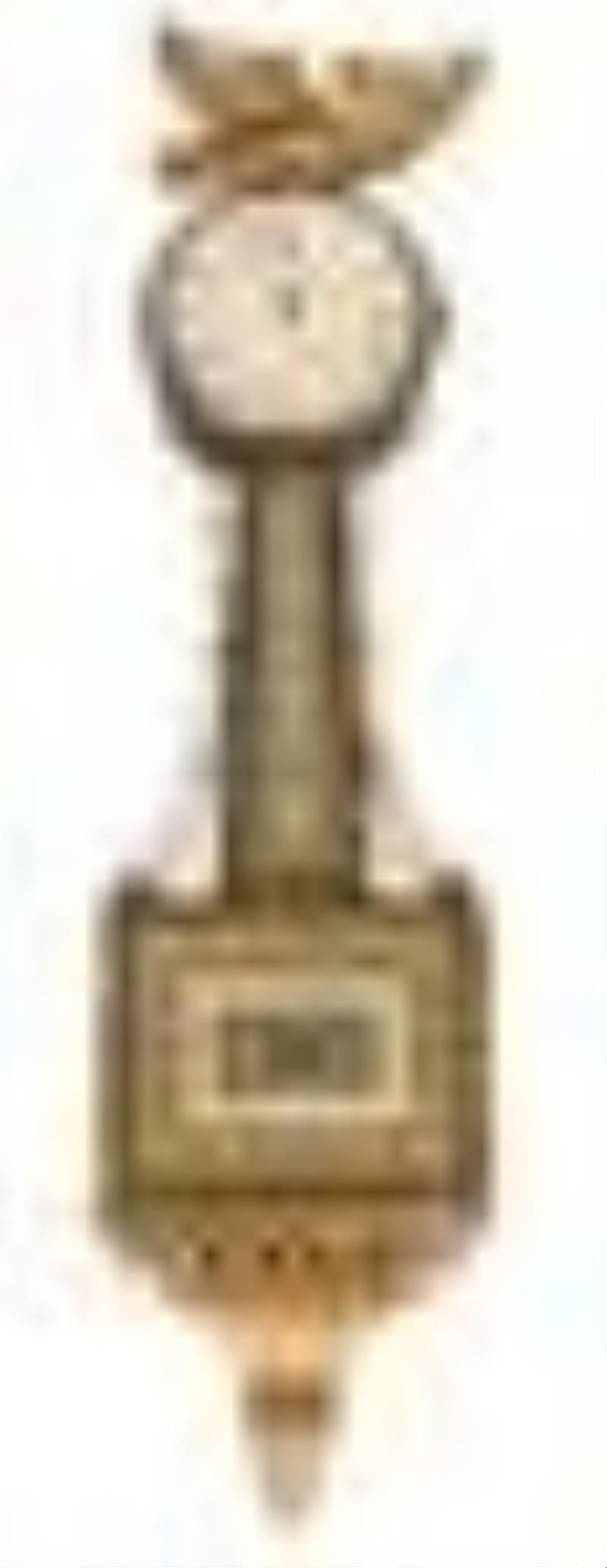 Federal Mahogany Banjo Clock