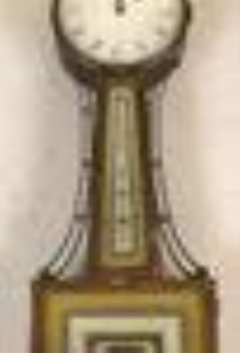Federal Mahogany Banjo Clock
