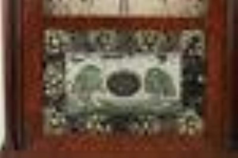 Samuel & Eli Terry Pillar and Scroll Mantel Clock