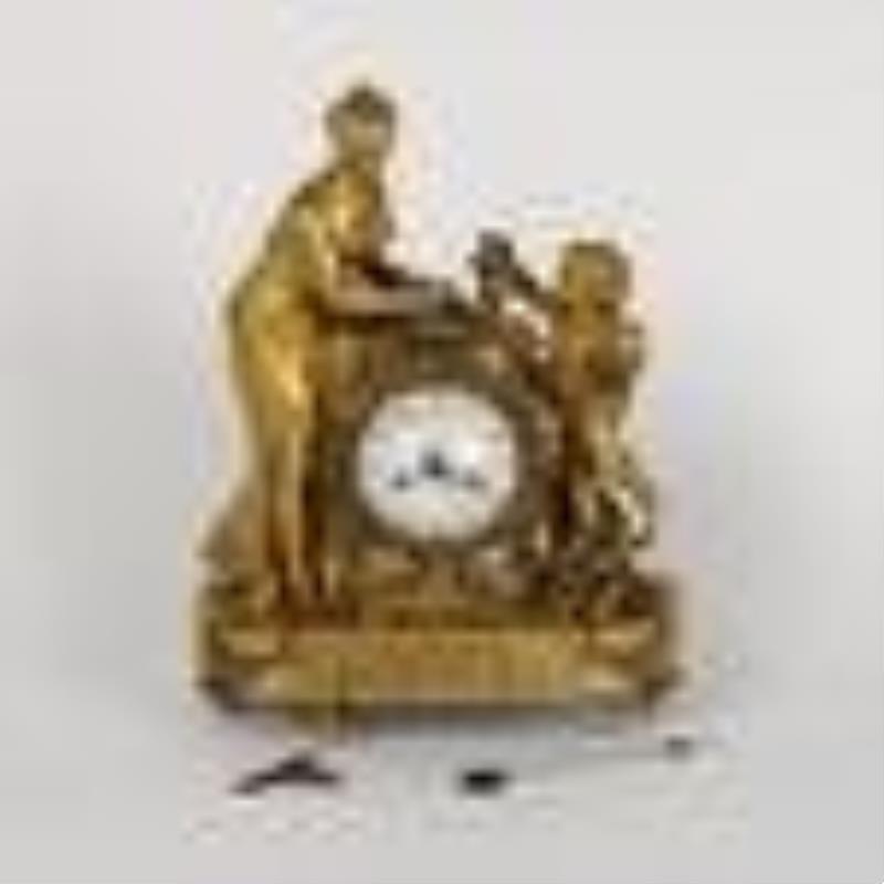 Louis XVI Style Ormolu Mantel Clock