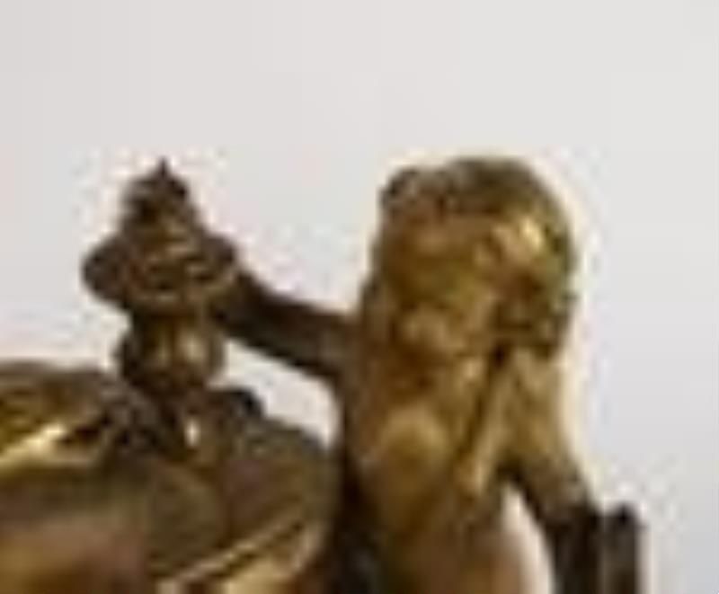 Louis XVI Style Ormolu Mantel Clock