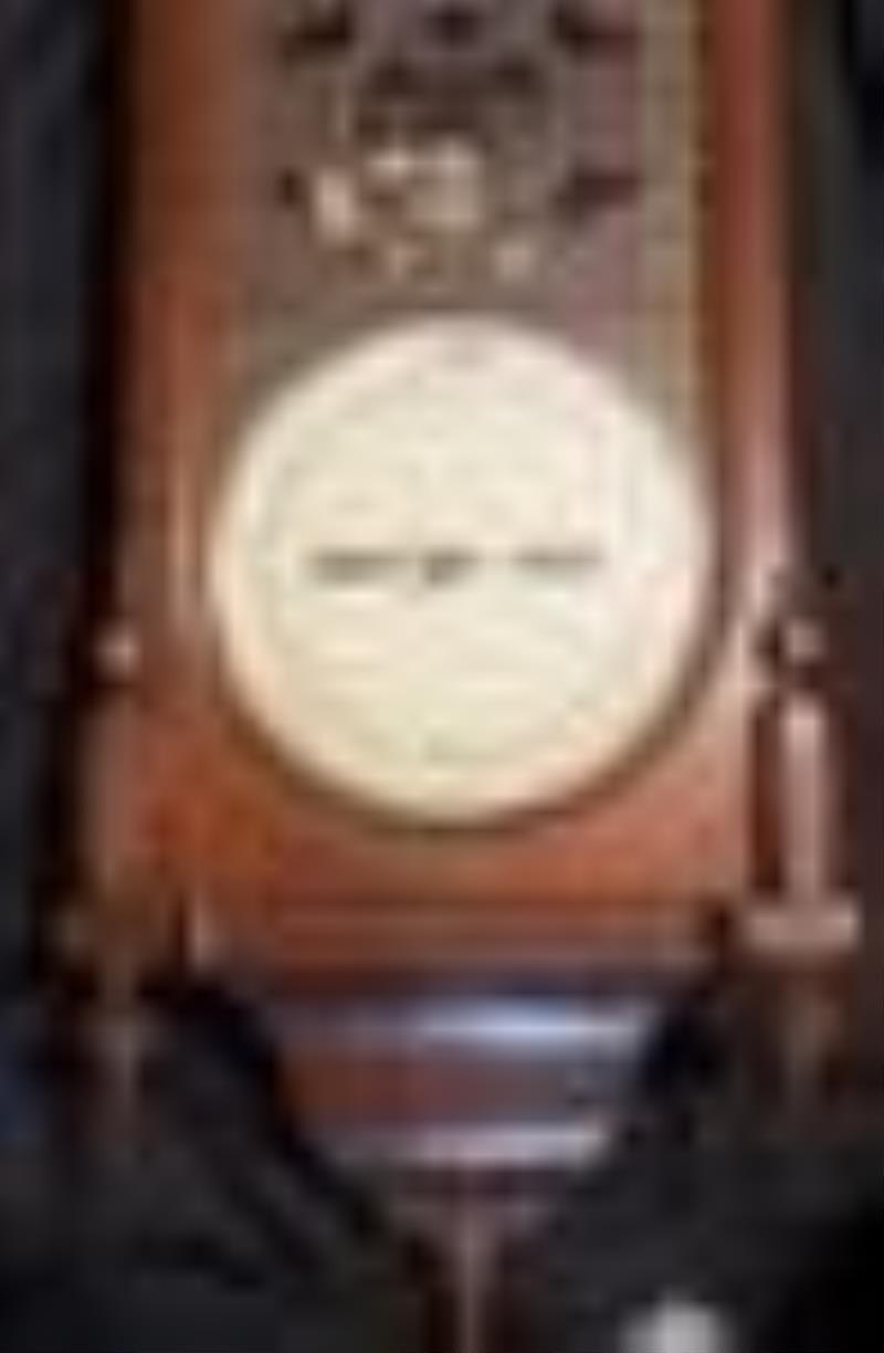 Fabulous antique Seth Thomas #10 double dial office calendar clock
