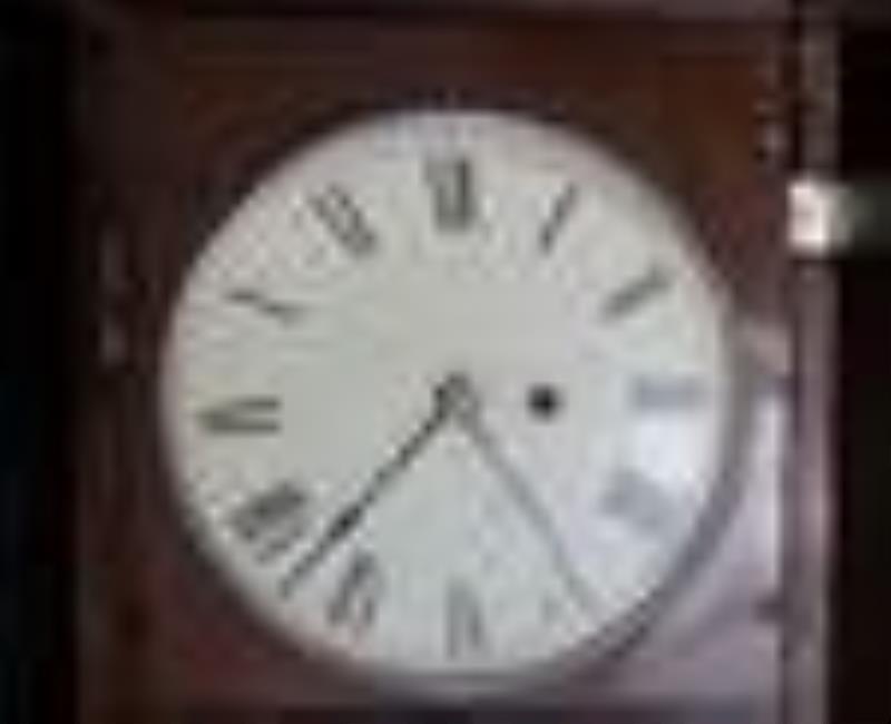 Fabulous antique Seth Thomas #10 double dial office calendar clock