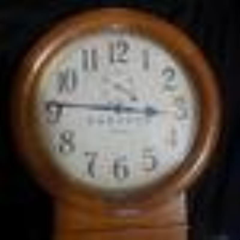 Antique Ansonia Standard Regulator #8 weight wall clock
