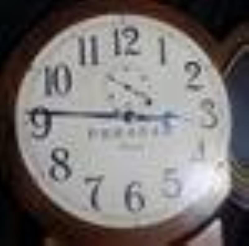 Antique Ansonia Standard Regulator #8 weight wall clock