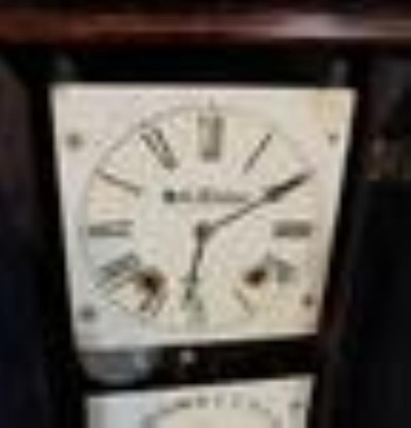 Antique Seth Thomas Parlor #3 double dial calendar clock.