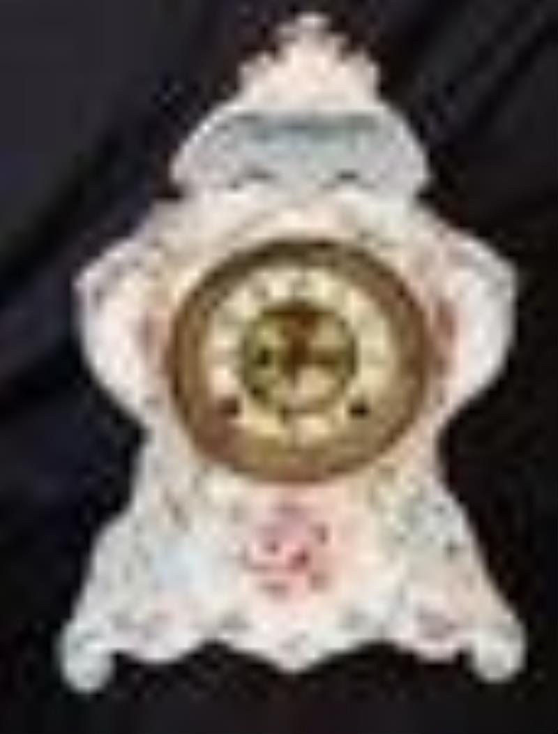 Beautiful antique Ansonia Royal Bonn China clock